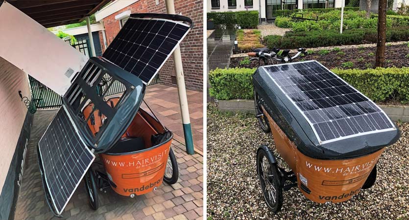 Solar cargo e-bike