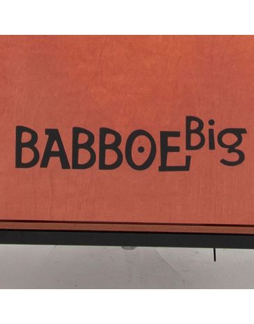 Babboe sticker Babboe Big zwart voorpaneel