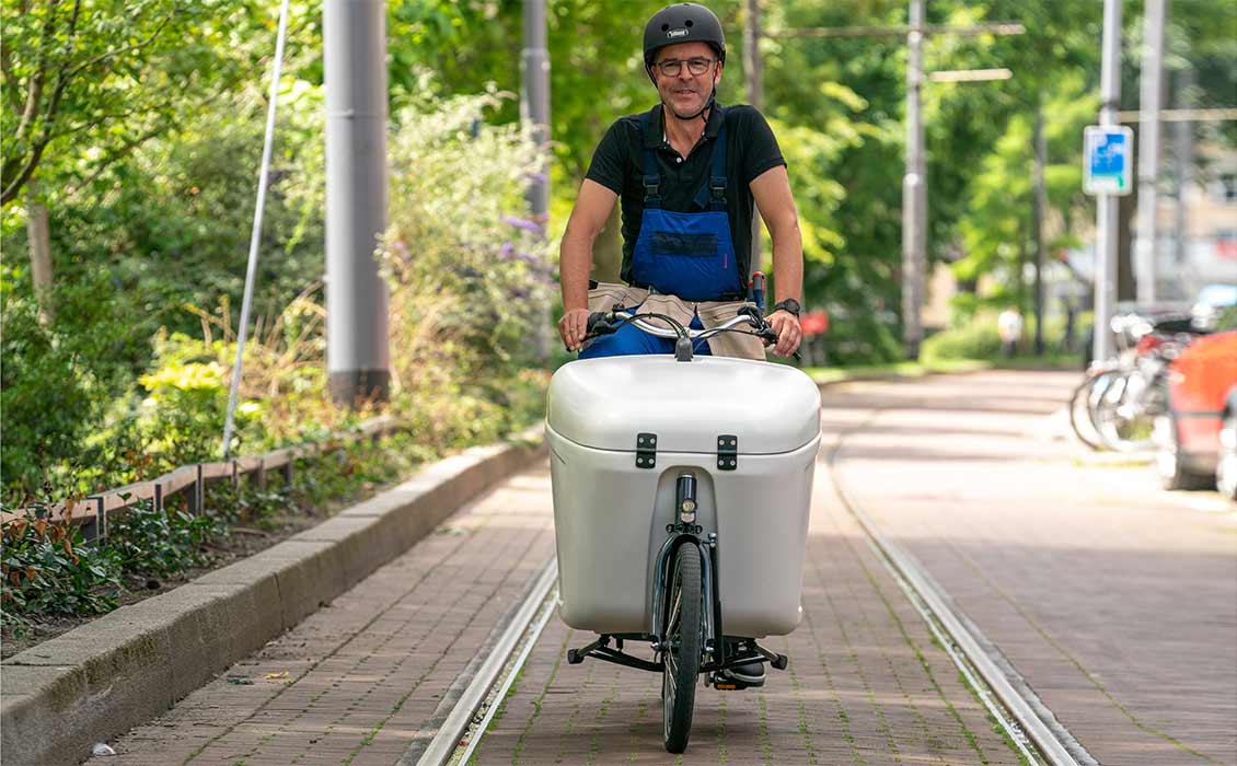 Vélo transporteur rapide pour la ville